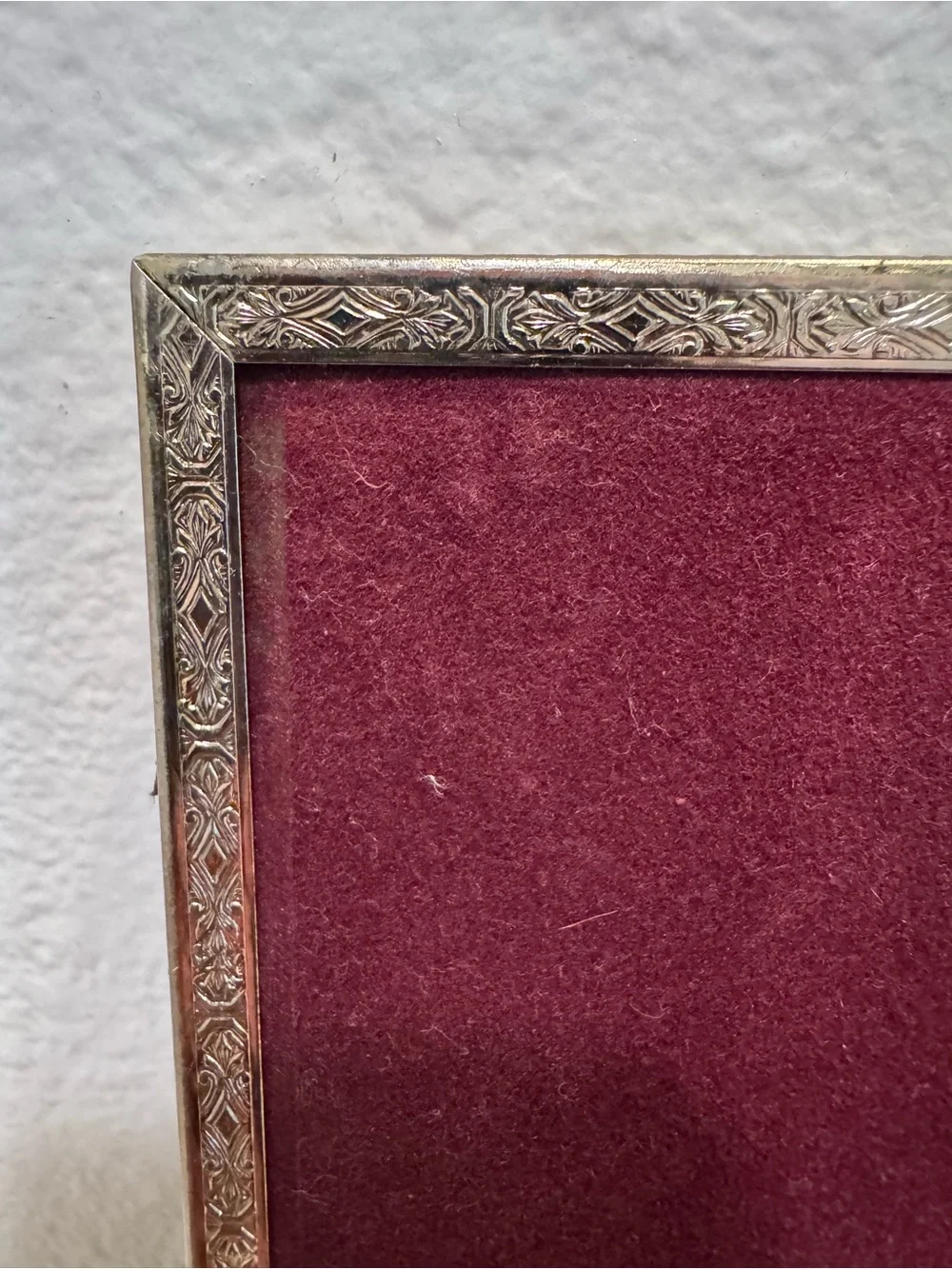 Vintage Brass 8x10 Victorian Style Picture Frame, No easel